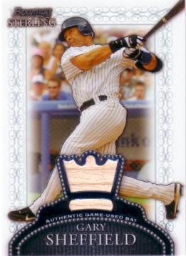 Gary Sheffield Game Used Bat Card