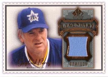Gaylord Perry Game Worn Jersey Baseball Card