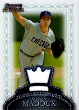 2005 Bowman Sterling Greg Maddux Game Worn Jersey Card