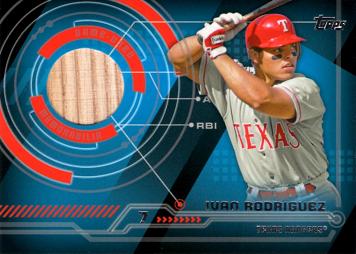 Ivan Rodriguez Game Used Bat Baseball Card