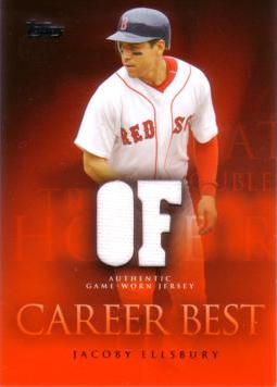 Jacoby Ellsbury Game Worn Jersey Card