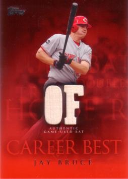 Jay Bruce Game Used Bat Card