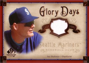 Jay Buhner Game Worn Jersey Card