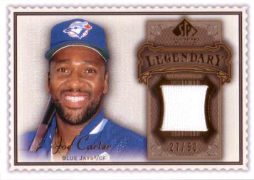 Joe Carter Game Worn Jersey Card