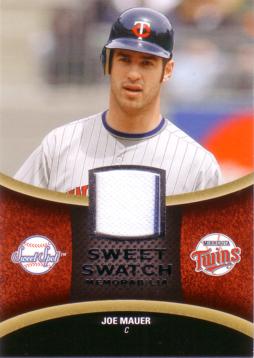 Joe Mauer Game Worn Jersey Card