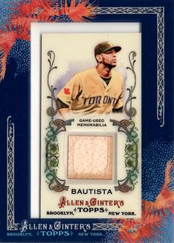 Jose Bautista Game Used Bat Card