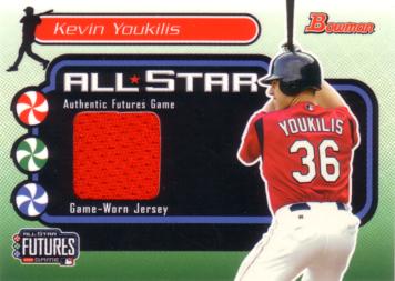 Kevin Youkilis Game Worn Jersey Card