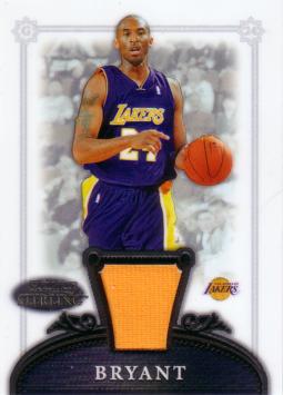 Kobe Bryant Game Worn Jersey Card