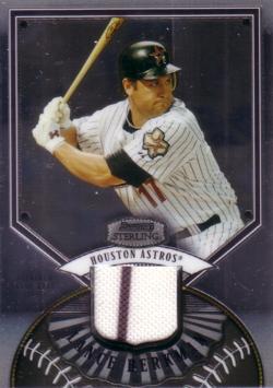 Lance Berkman Game Worn Jersey Card