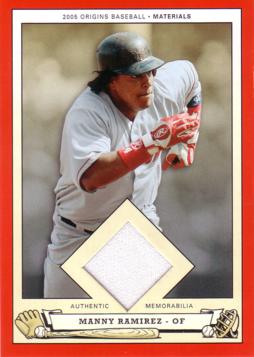 Manny Ramirez Red Sox Jersey Card