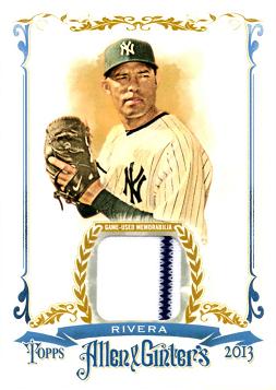 Mariano Rivera Game Worn Jersey Card