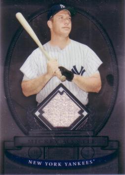 Mickey Mantle Game Worn Jersey Card