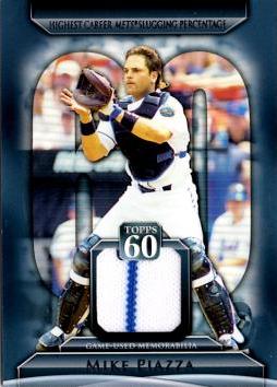 Mike Piazza Game Worn Jersey Card