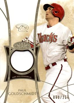 Paul Goldschmidt Game Worn Jersey Card