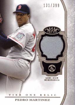 Pedro Martinez Game Worn Jersey Card