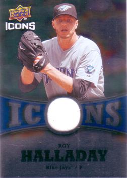 Roy Halladay Game Worn Jersey Card