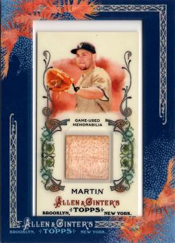 Russell Martin Game Used Bat Card