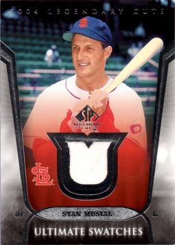 Stan Musial Game Worn Jersey Baseball Card