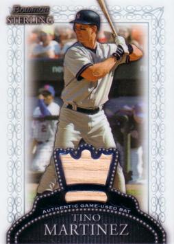 Tino Martinez Game Used Bat Baseball Card