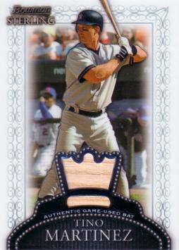 Tino Martinez Game Used Bat Card