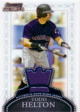 Todd Helton Game Worn Jersey Card