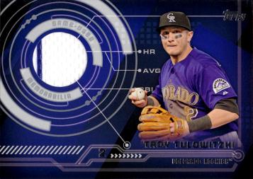 Troy Tulowitzki Game Worn Jersey Baseball Card