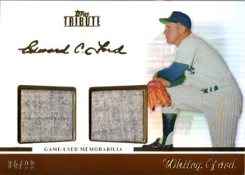 Whitey ford game used jersey #5