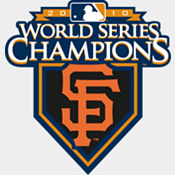 2010 Giants World Series Champions Rookie Card Team Set