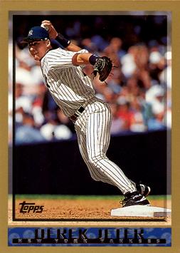 1998 Topps Derek Jeter Baseball Card