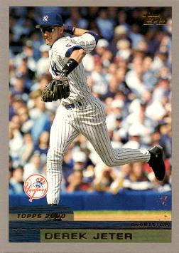 2000 Topps Derek Jeter Baseball Card