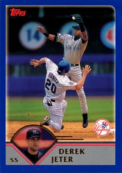 2003 Topps Derek Jeter Baseball Card