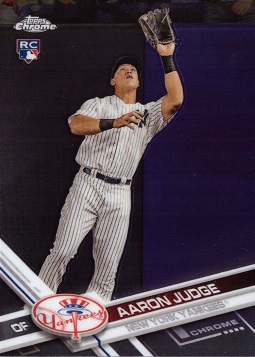 2017 Topps Chrome Baseball Aaron Judge Rookie Card