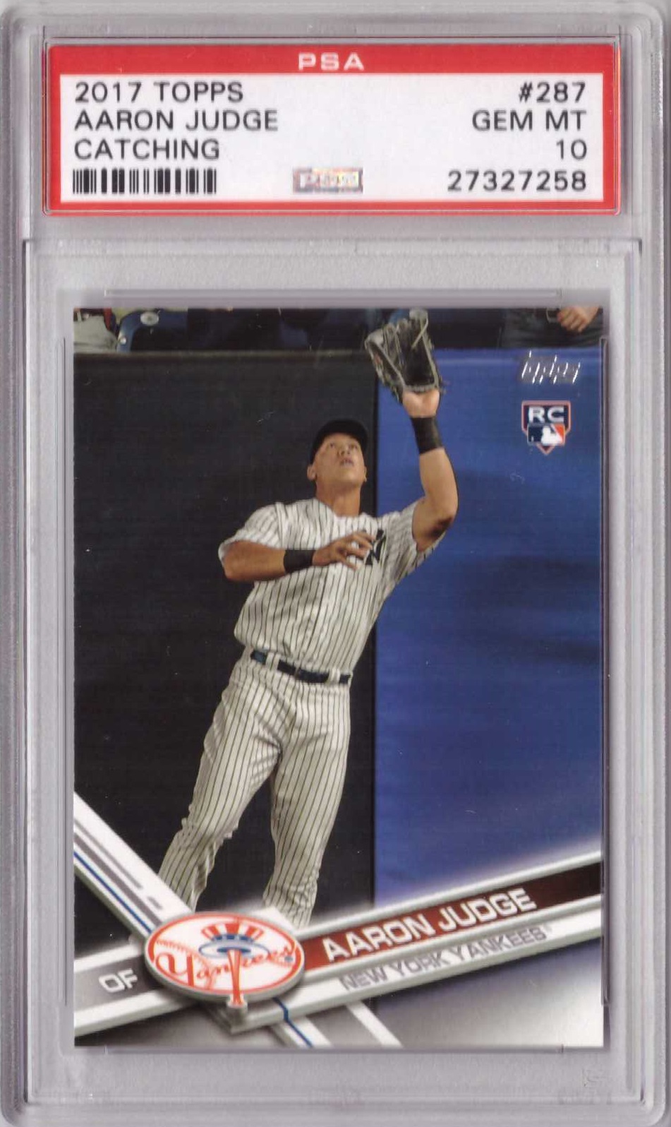 Aaron Judge 2017 Topps PSA 10 Gem Mint Rookie Card