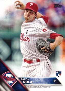 2016 Topps Baseball Aaron Nola Rookie Card