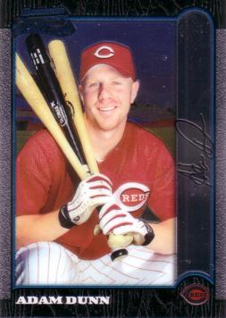 Adam Dunn Bowman Chrome Rookie Card