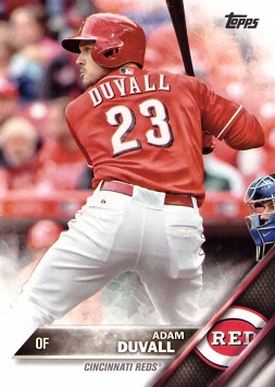 2016 Topps Baseball Adam Duvall Rookie Card