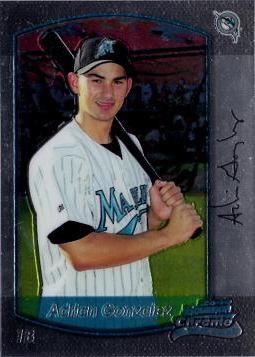 2000 Bowman Chrome Adrian Gonzalez Rookie Card