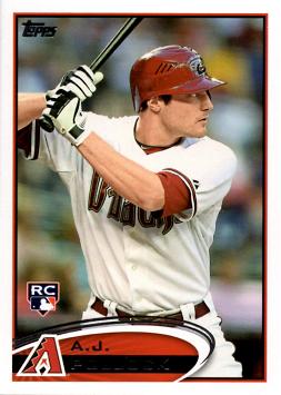 2012 Topps Update A.J. Pollock Rookie Card