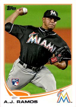 2013 Topps A.J. Ramos Rookie Card