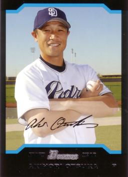 2004 Bowman Akinori Otsuka Rookie Card