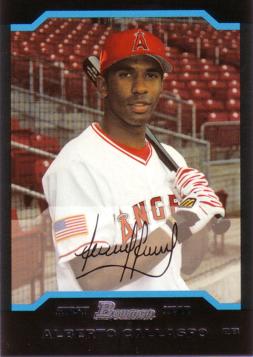 2004 Bowman Alberto Callaspo Rookie Card