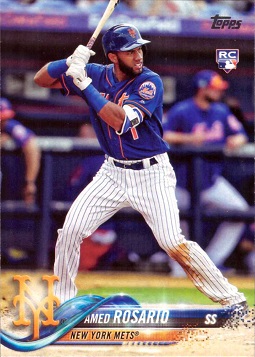 2018 Topps Baseball Amed Rosario Rookie Card