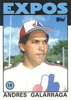 Andres Galarraga Rookie Card