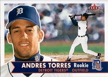 2011 Fleer Tradition Andres Torres Rookie Card