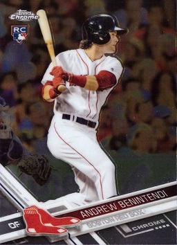 2017 Topps Chrome Baseball Andrew Benintendi Rookie Card