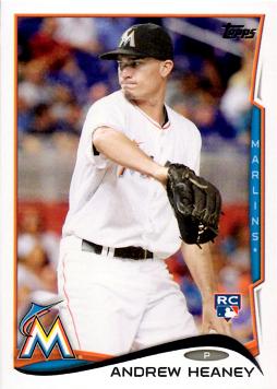 2014 Topps Update Baseball Andrew Heaney Rookie Card