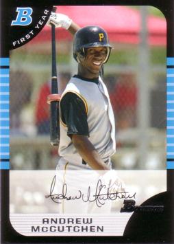 2005 Bowman Draft Picks Andrew McCutchen Rookie Card