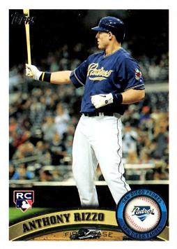 2011 Topps Update Anthony Rizzo Rookie Card