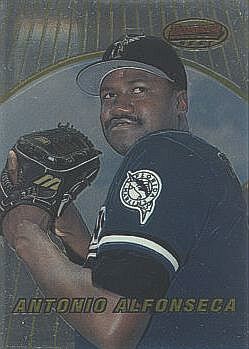 1996 Bowman's Best Antonio Alfonseca Rookie Card