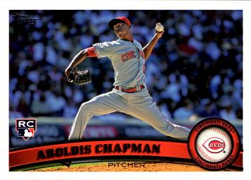 2011 Topps Aroldis Chapman Rookie Card